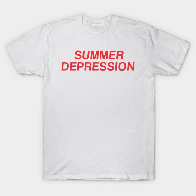 Vintage Summer Depression Aesthetics Streetwear Retro T-Shirt by dewinpal